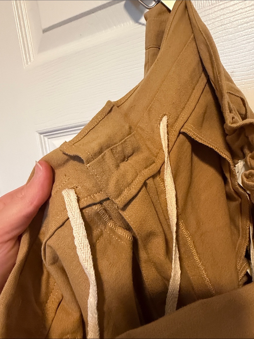 NWT Chan Luu Cotton Barrel Pant Khakhi Size 2 / Medium - Picture 8 of 10